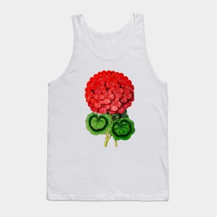 Red flowers on plasticized branch Tank Top